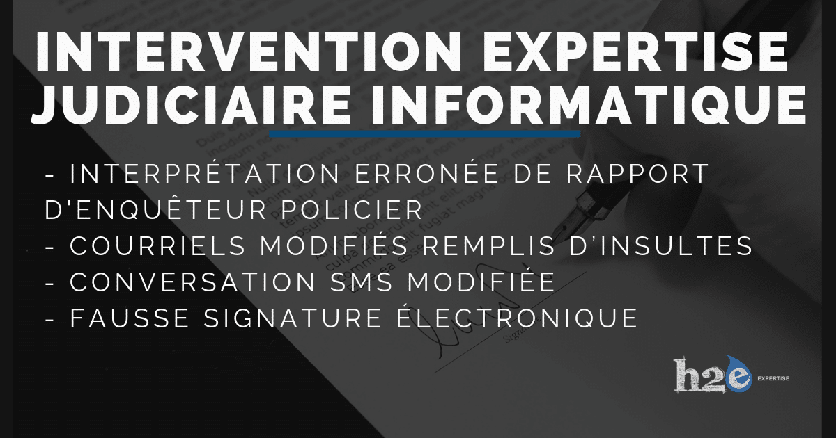 Intervention d’un expert judiciaire en informatique