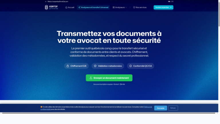 CERTIF : Un nouvel outil gratuit d&rsquo;analyse forensique pour les professionnels du droit